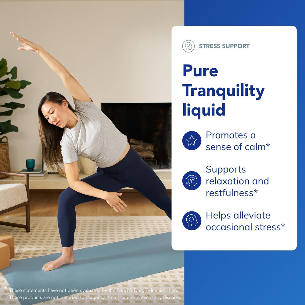 Close-up of label showing ingredients GABA glycine and L-theanine