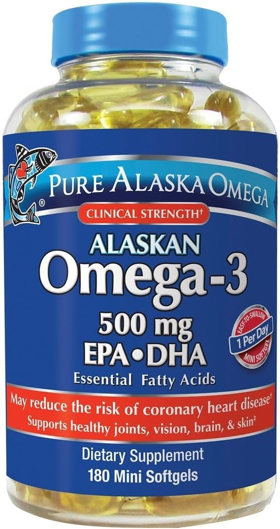 One mini-softgel delivering 500 mg Omega-3 Fatty Acids