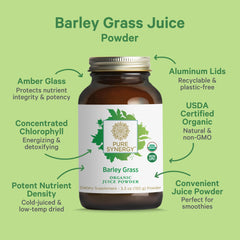 Close-up of product label displaying certified organic, non-GMO, vegan, gluten-free