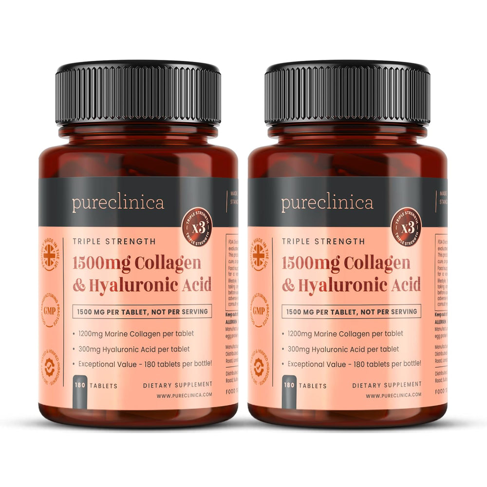 Front view of PureClinica UltraColl 360 tablets packaging