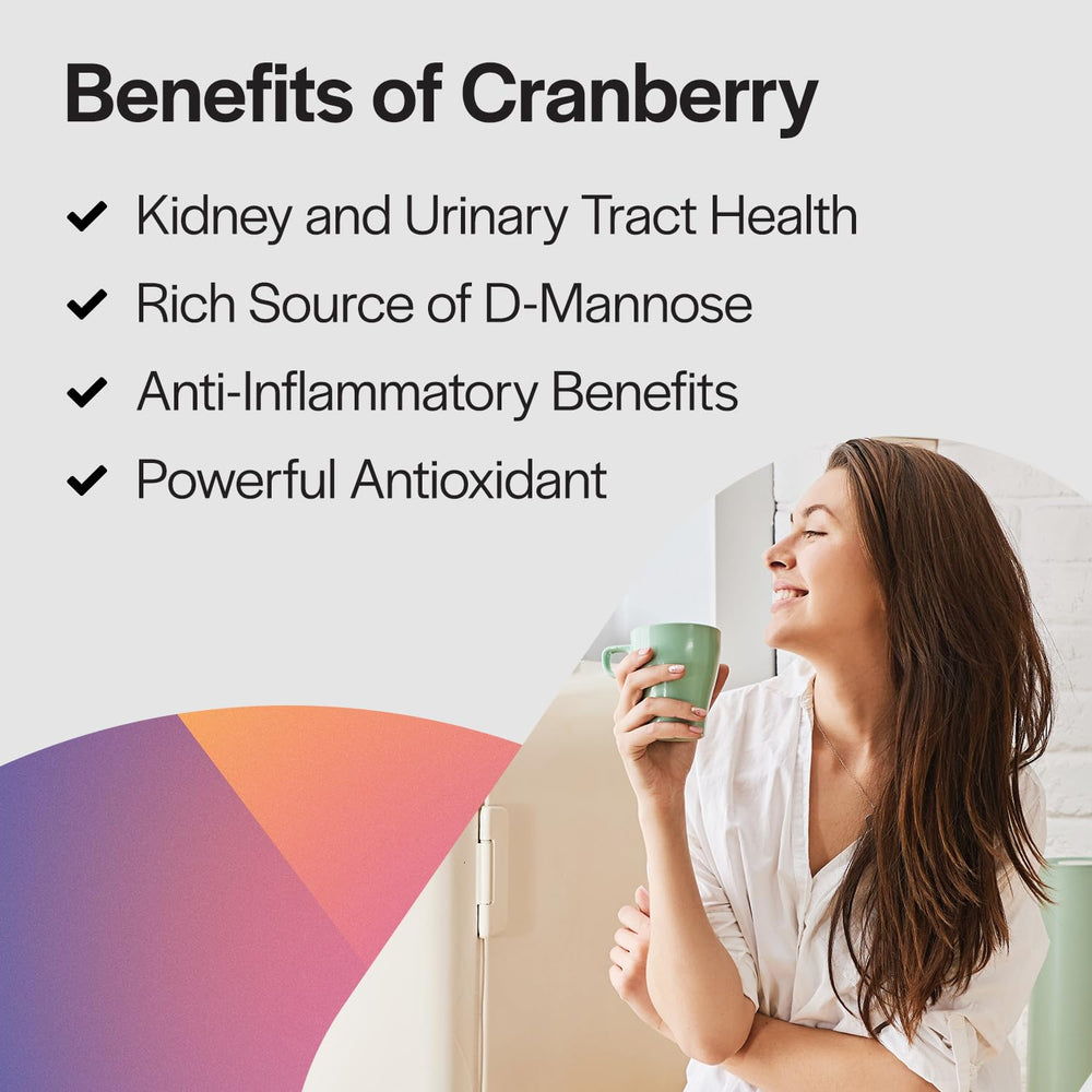 Non-GMO cranberry supplement label