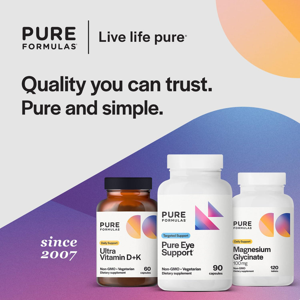 PureFormulas Pure Eye Support manufactured in the USA