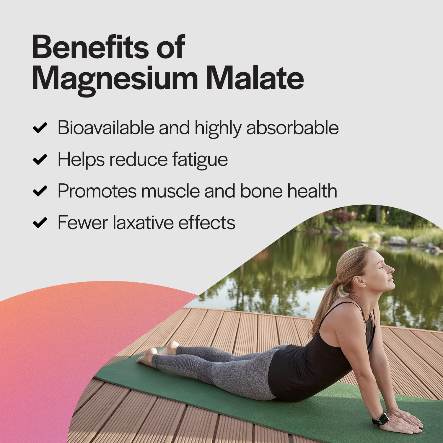 Vegan and Non-GMO magnesium malate capsules