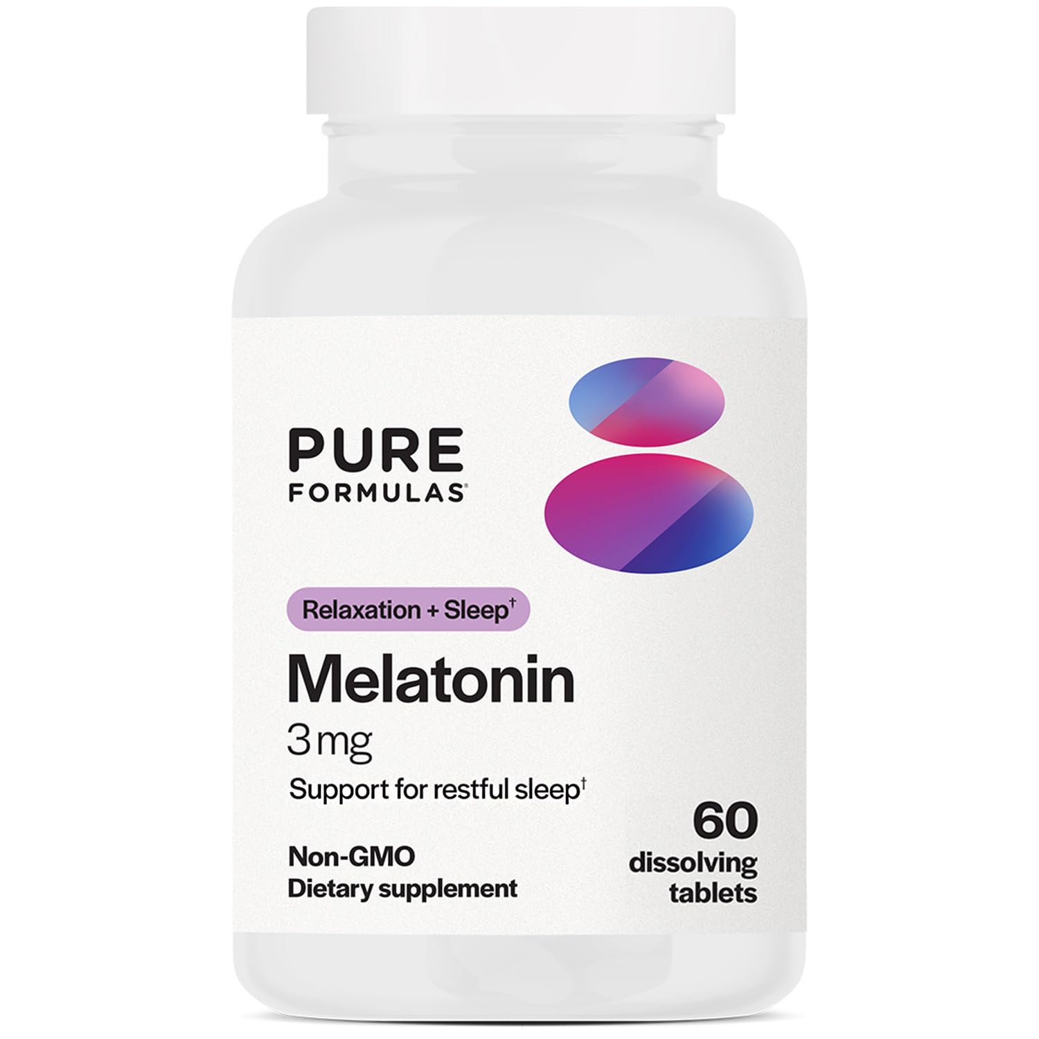 PureFormulas Melatonin 3 mg bottle