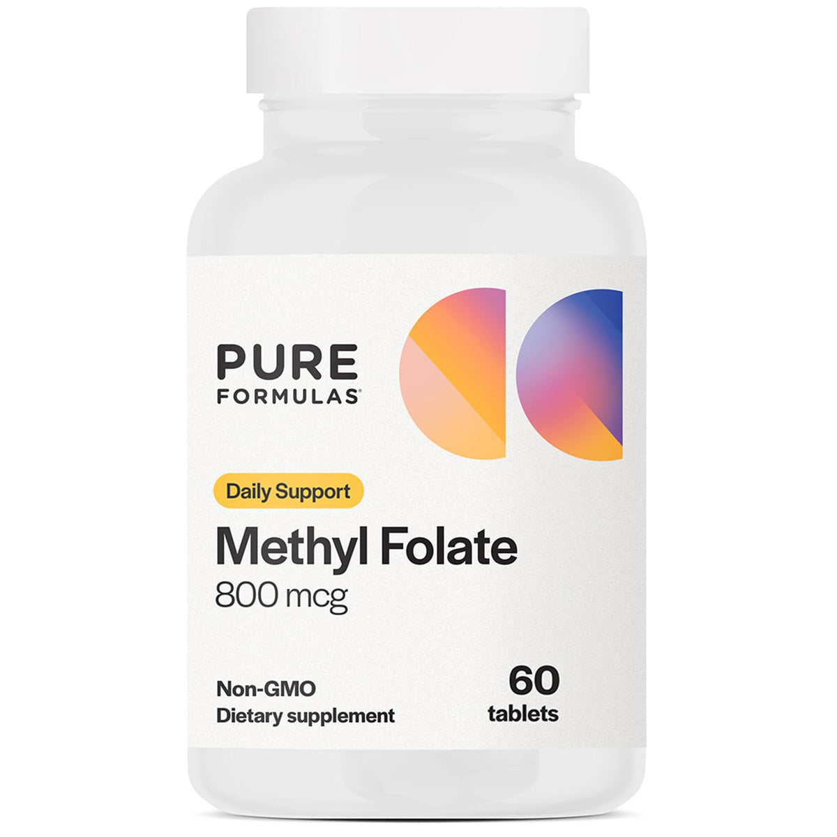 PureFormulas Methylfolate 800 mcg bottle