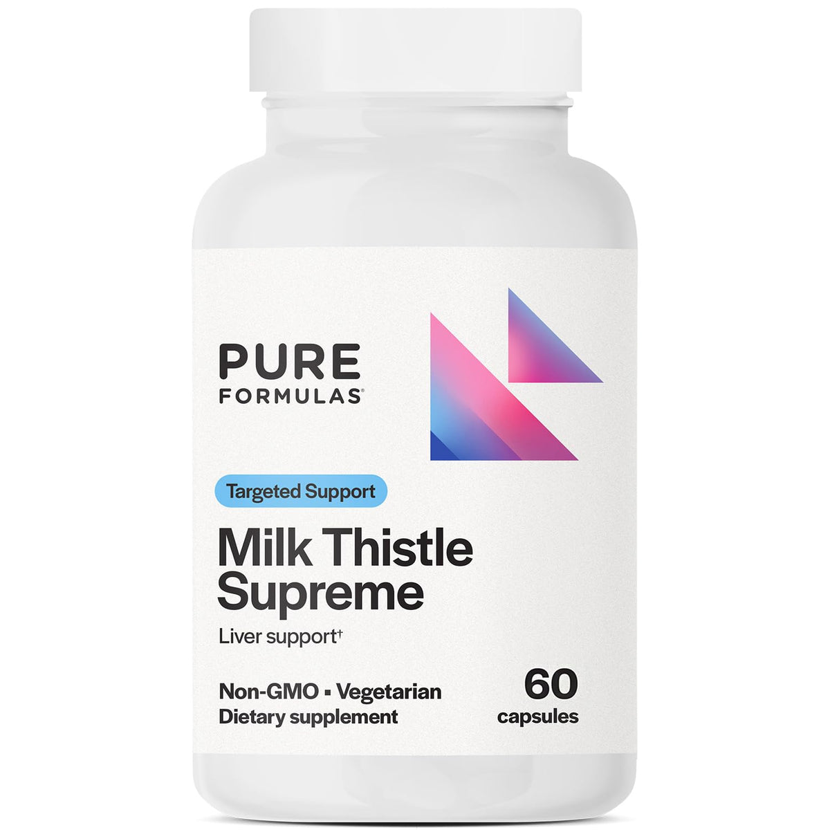 PureFormulas Milk Thistle Supreme 250 mg bottle - 60 capsules