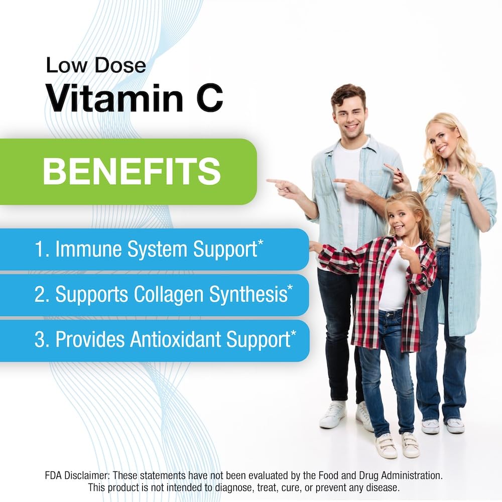 Close-up of Vitamin C 250mg tablet