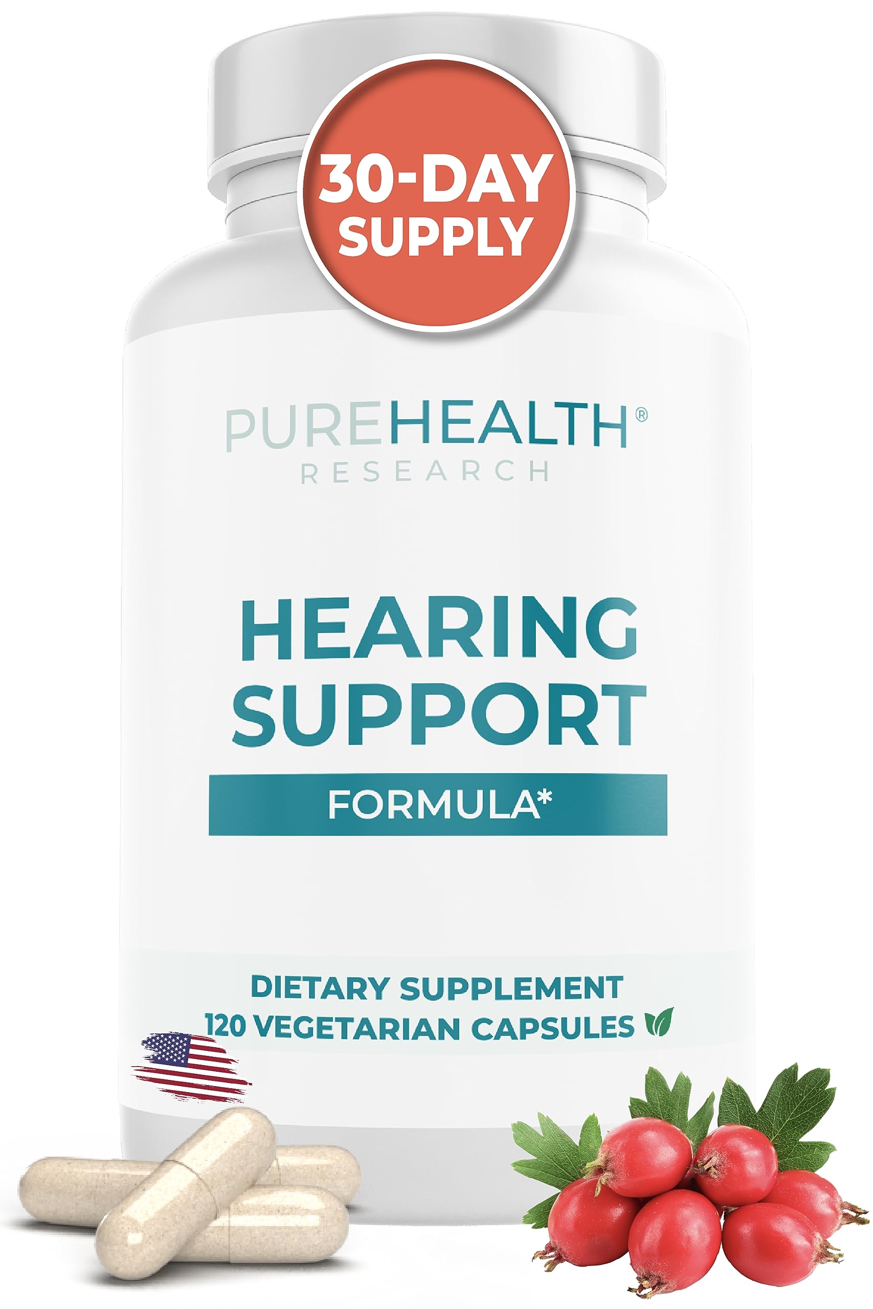 PureHealth Research Hearing Support Formula bottle
