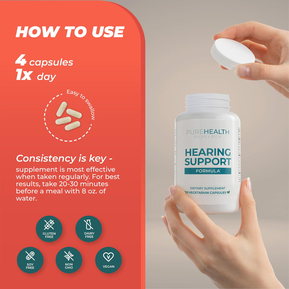 Magnesium ingredient in Hearing Support Formula
