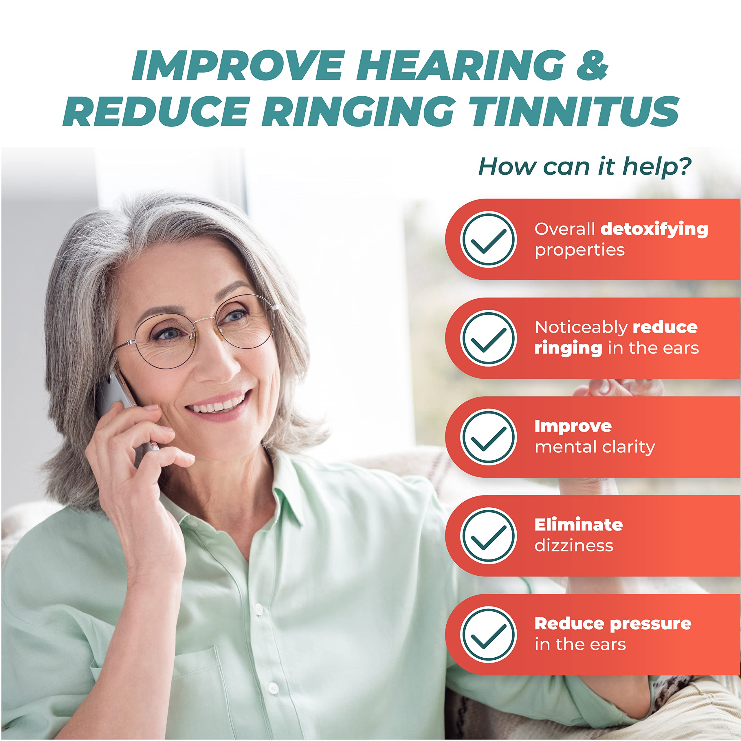 Vitamins for ear health in Hearing Support Formula