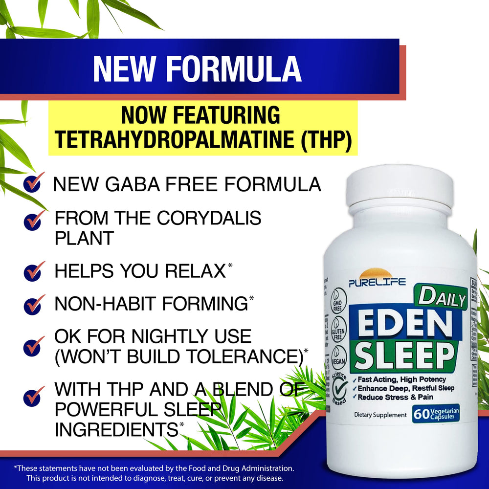Eden Daily Sleep capsules close-up