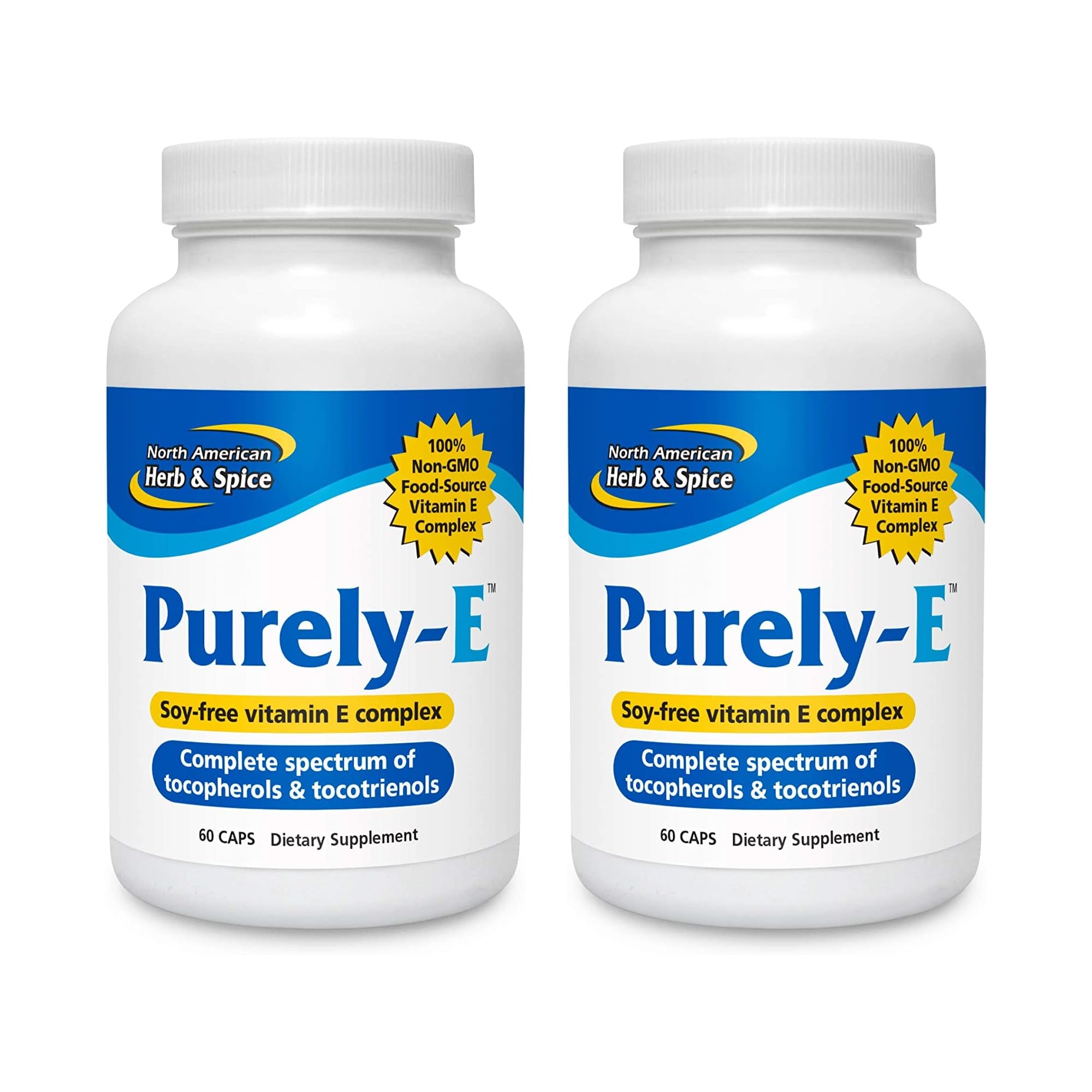 Purely-E 60 capsules pack 2 front view