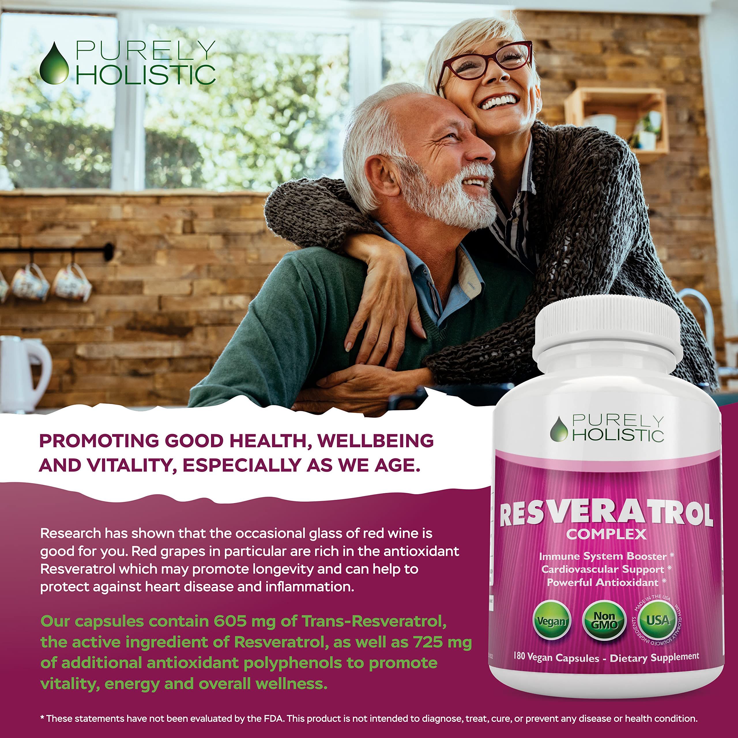 Vegan capsules and seal on product