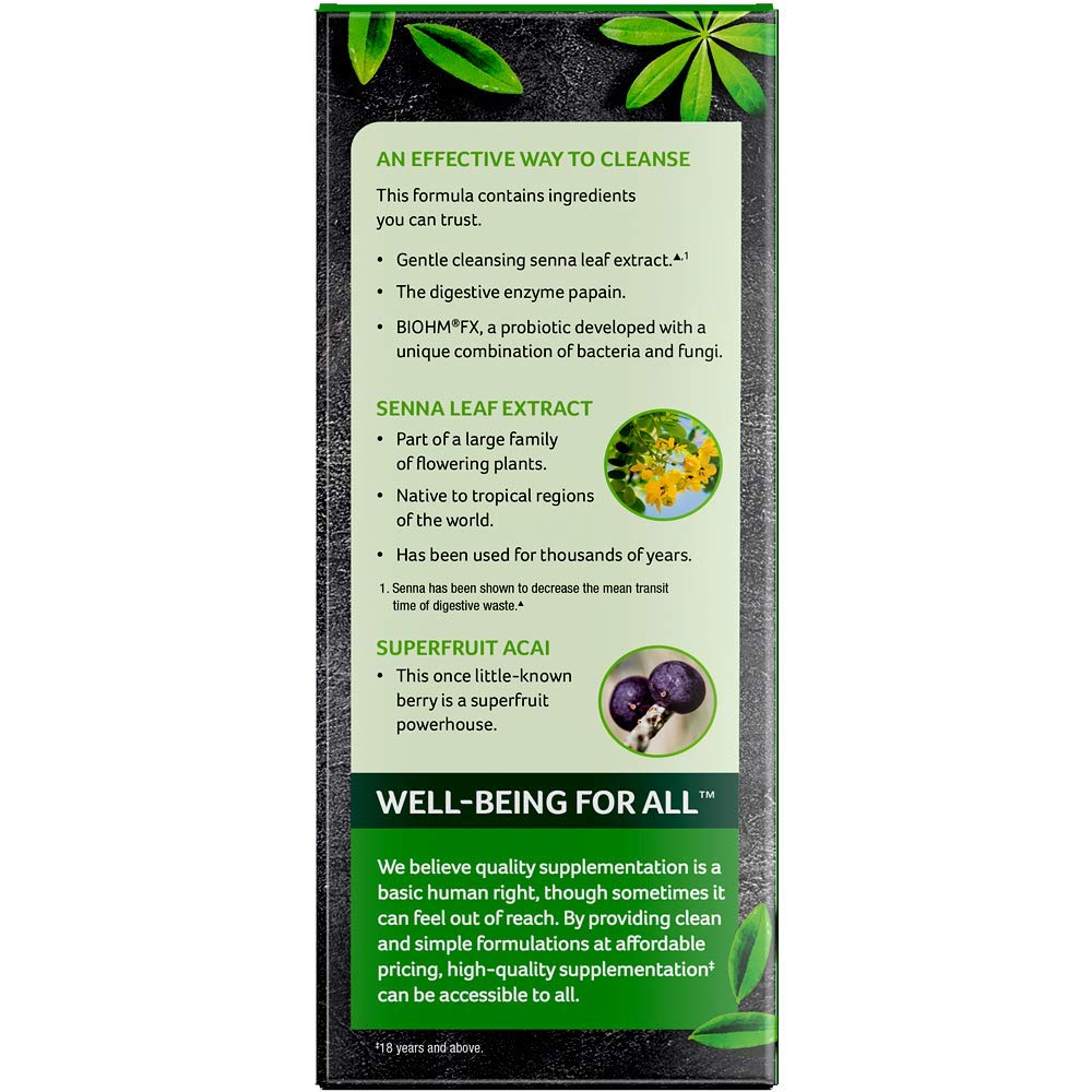 Purely Inspired Detox Cleanse probiotic capsules emphasizing gut-friendly cleanse potential.