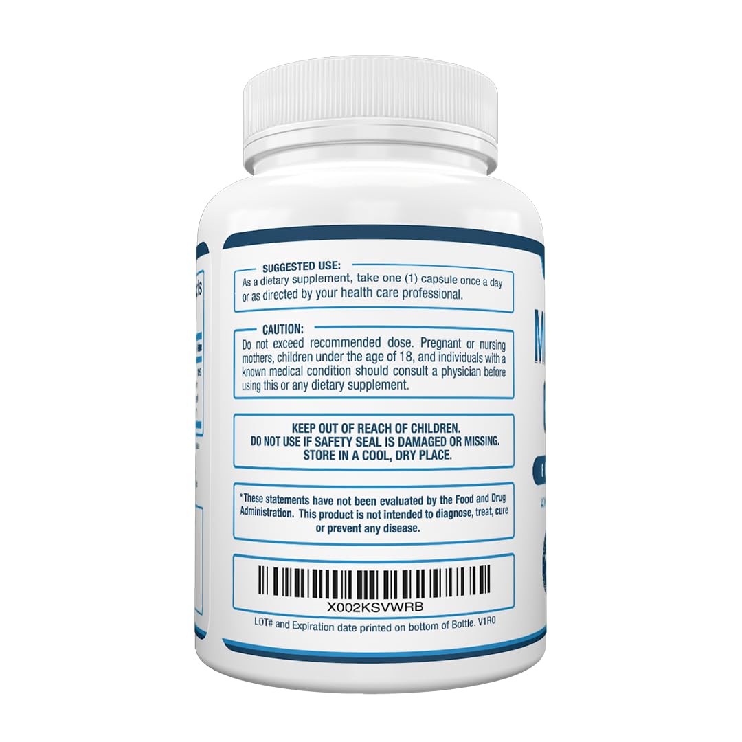 Purely Optimal Magnesium Complex label highlights non-GMO, vegan-friendly formulation for gentle digestion.