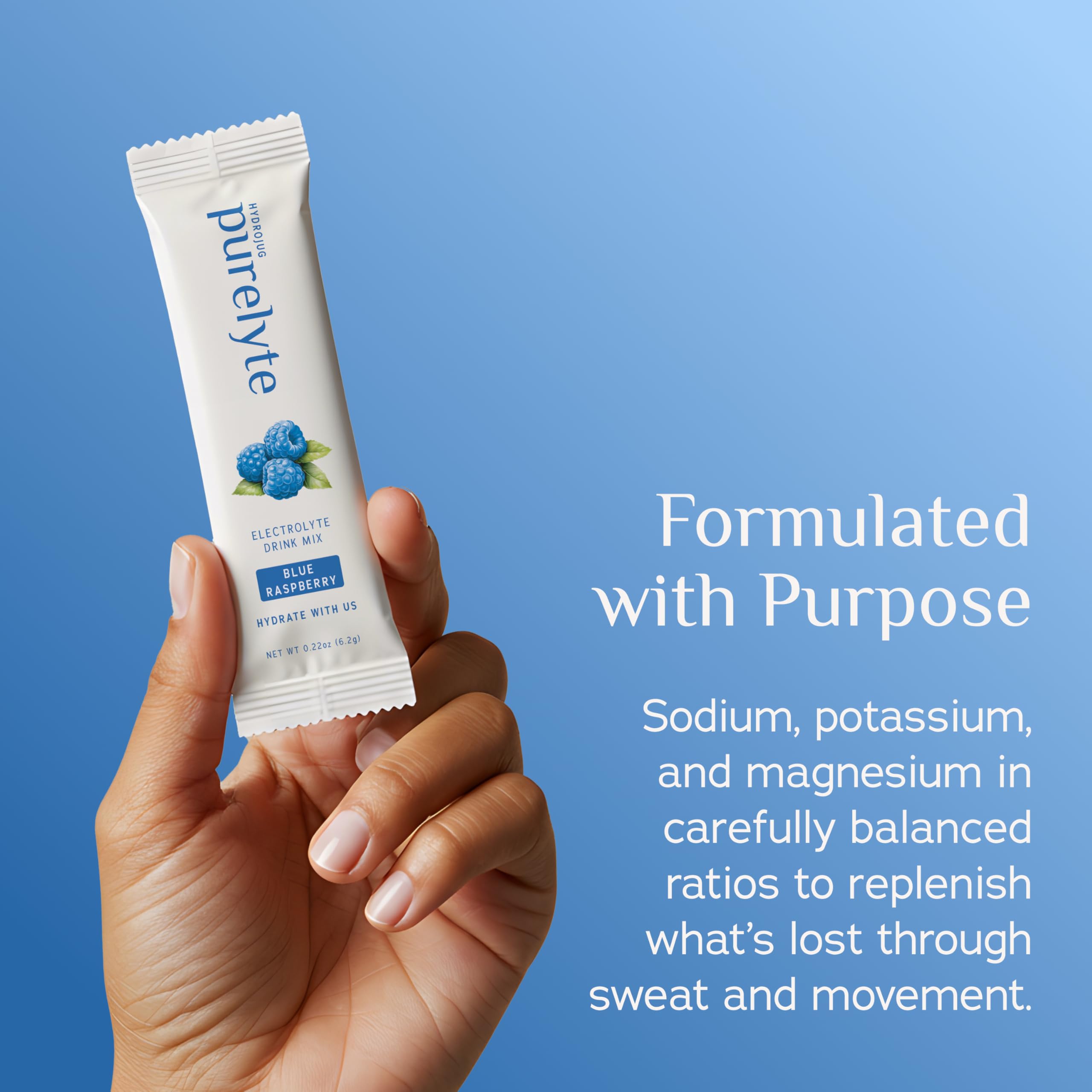 Purelyte fruit punch stick supports on-the-go hydration and energy