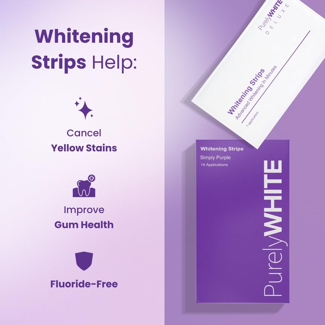Close-up of PurelyWHITE 28-strip packaging