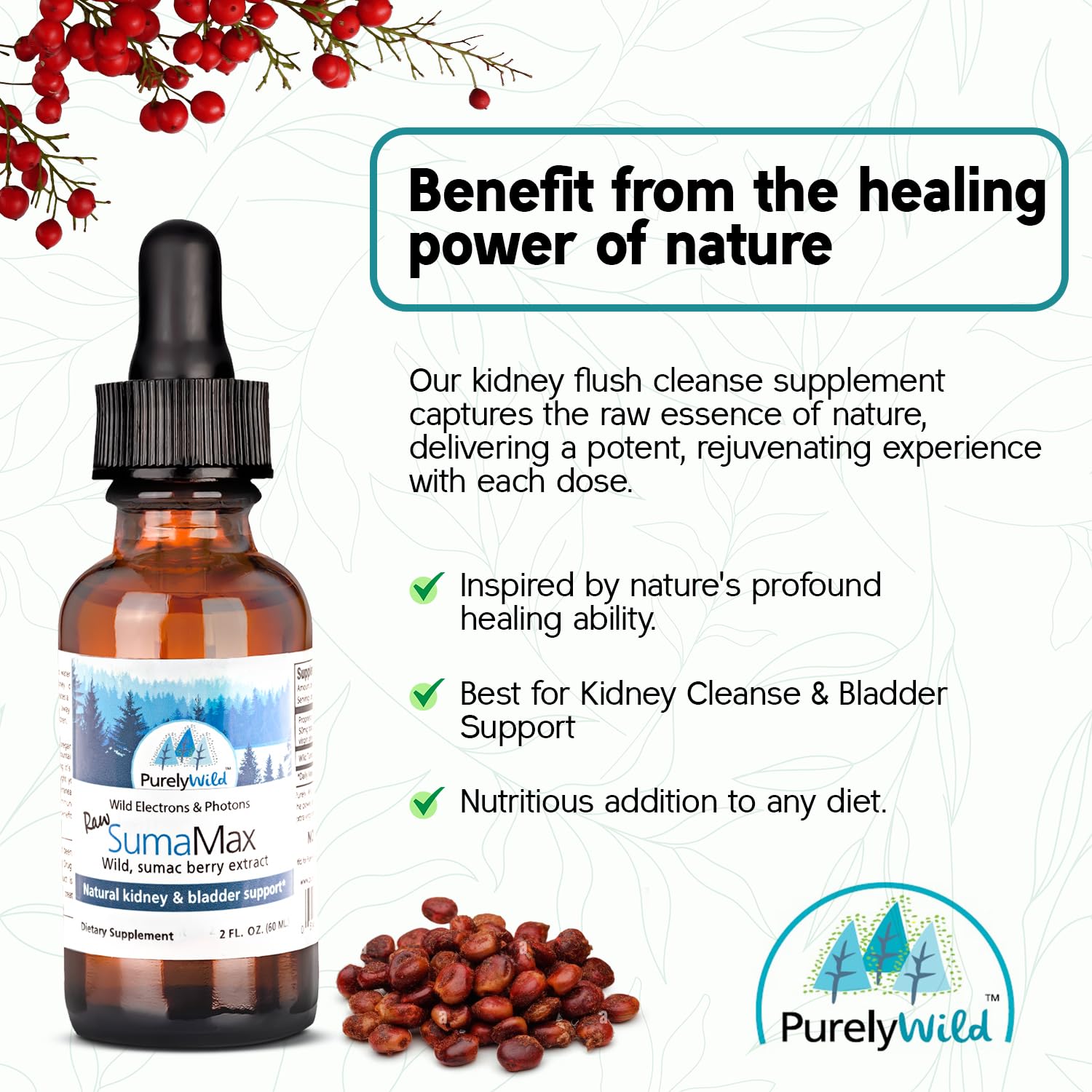 Seasonal, limited-edition SumaMax packaging with berry extracts