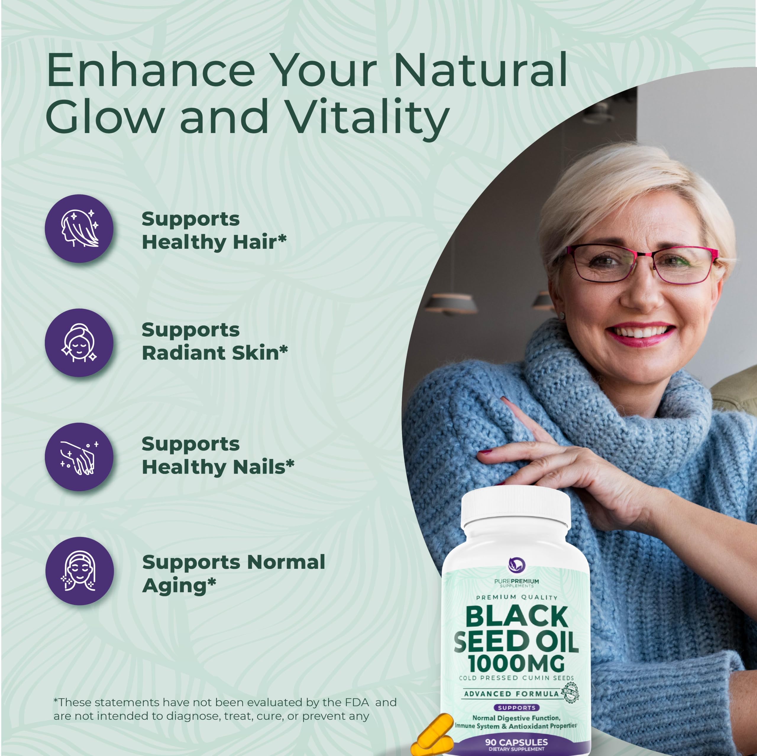 Cold-pressed extraction process label for Black Seed Oil