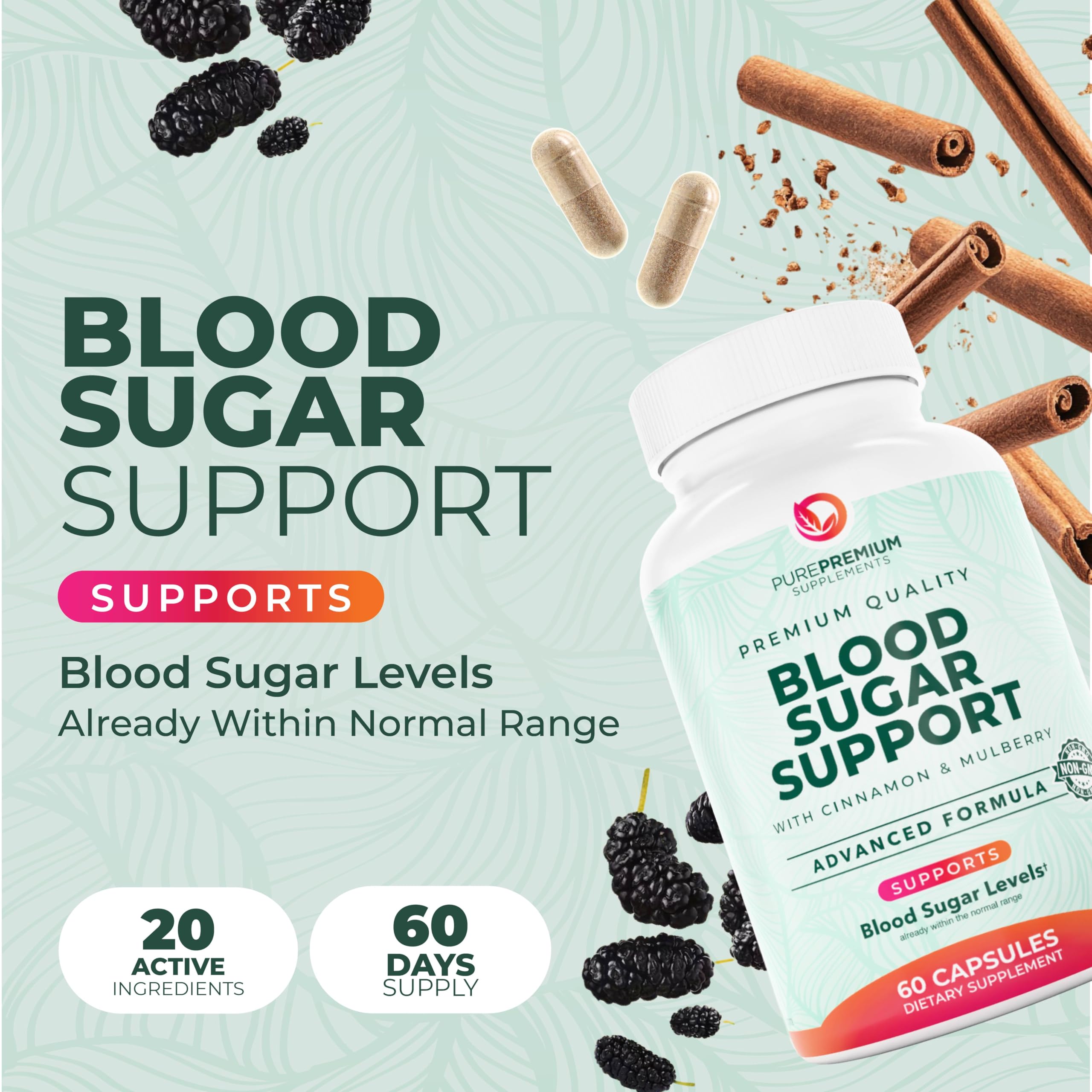 PurePremium bottle back with supplement facts