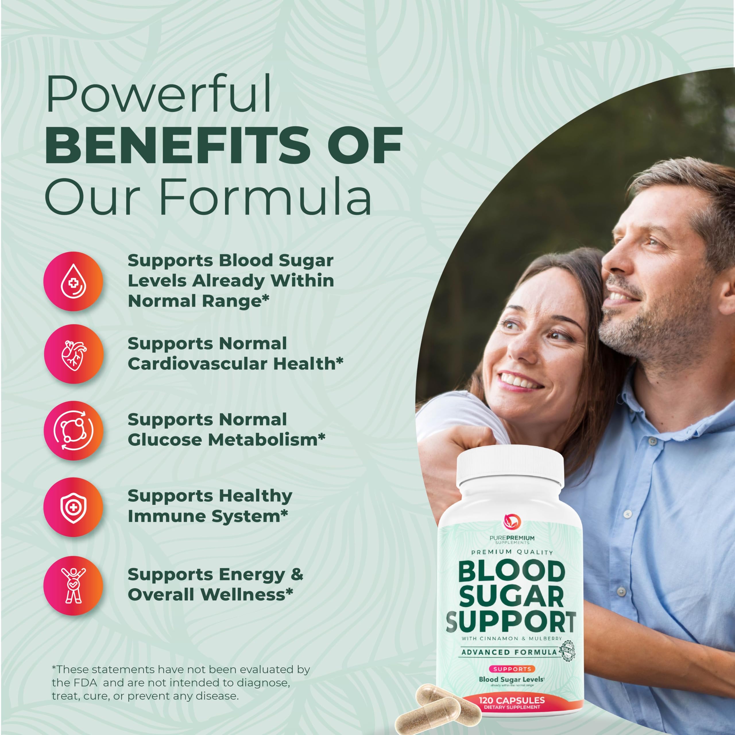 Back view of PurePremium bottle with supplement facts