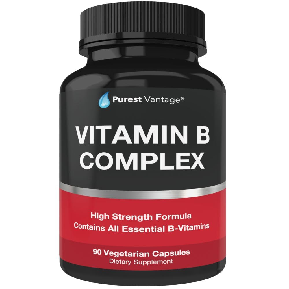 Purest Vantage Vitamin B Complex bottle label