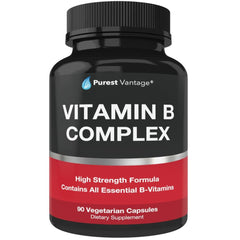 Purest Vantage Vitamin B Complex bottle label