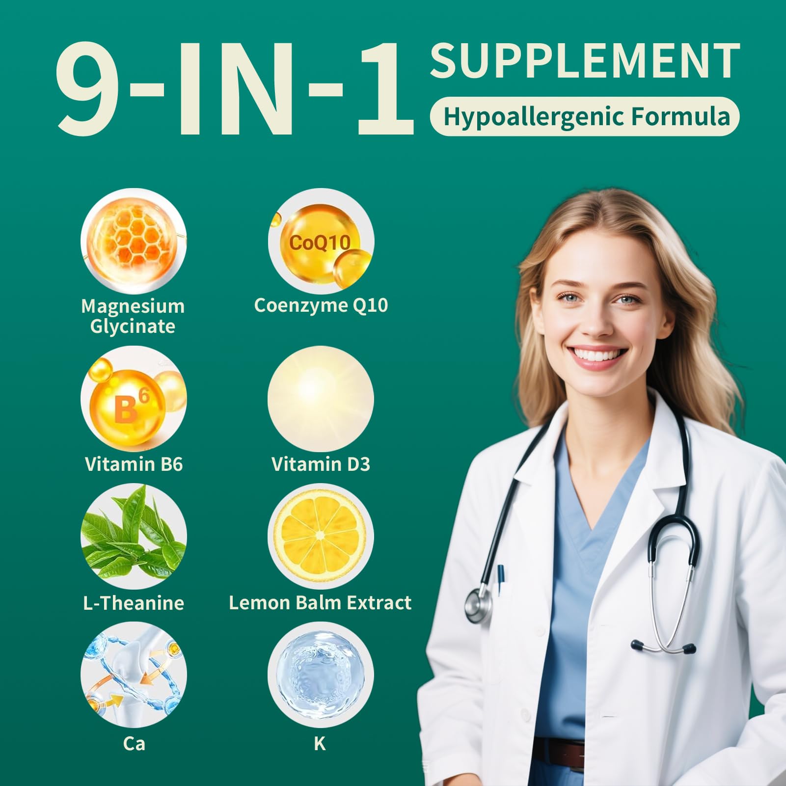 Close-up of raspberry-flavored magnesium glycinate gummy