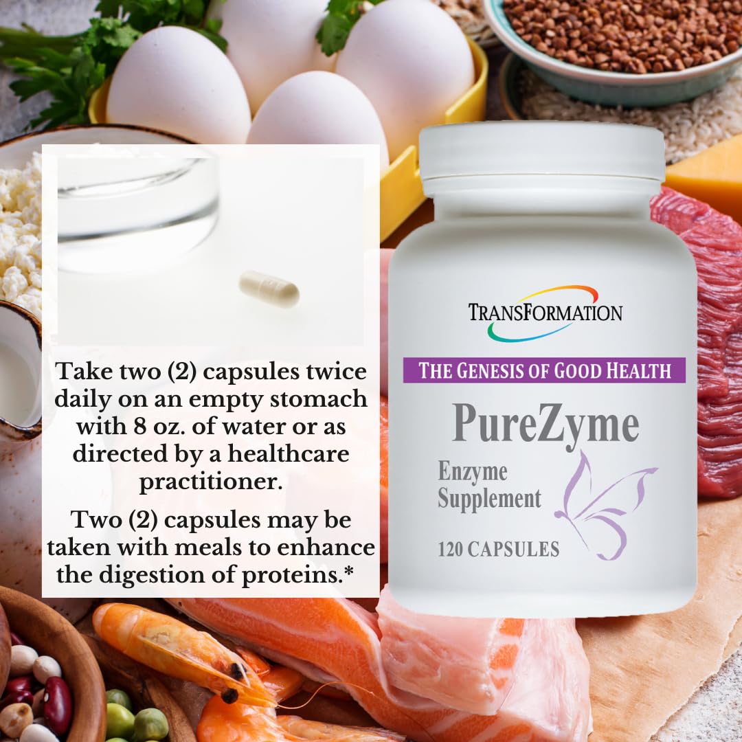 Non-GMO gluten-free vegan friendly Purezyme capsules