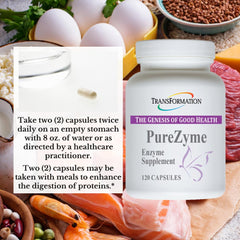 Non-GMO gluten-free vegan friendly Purezyme capsules