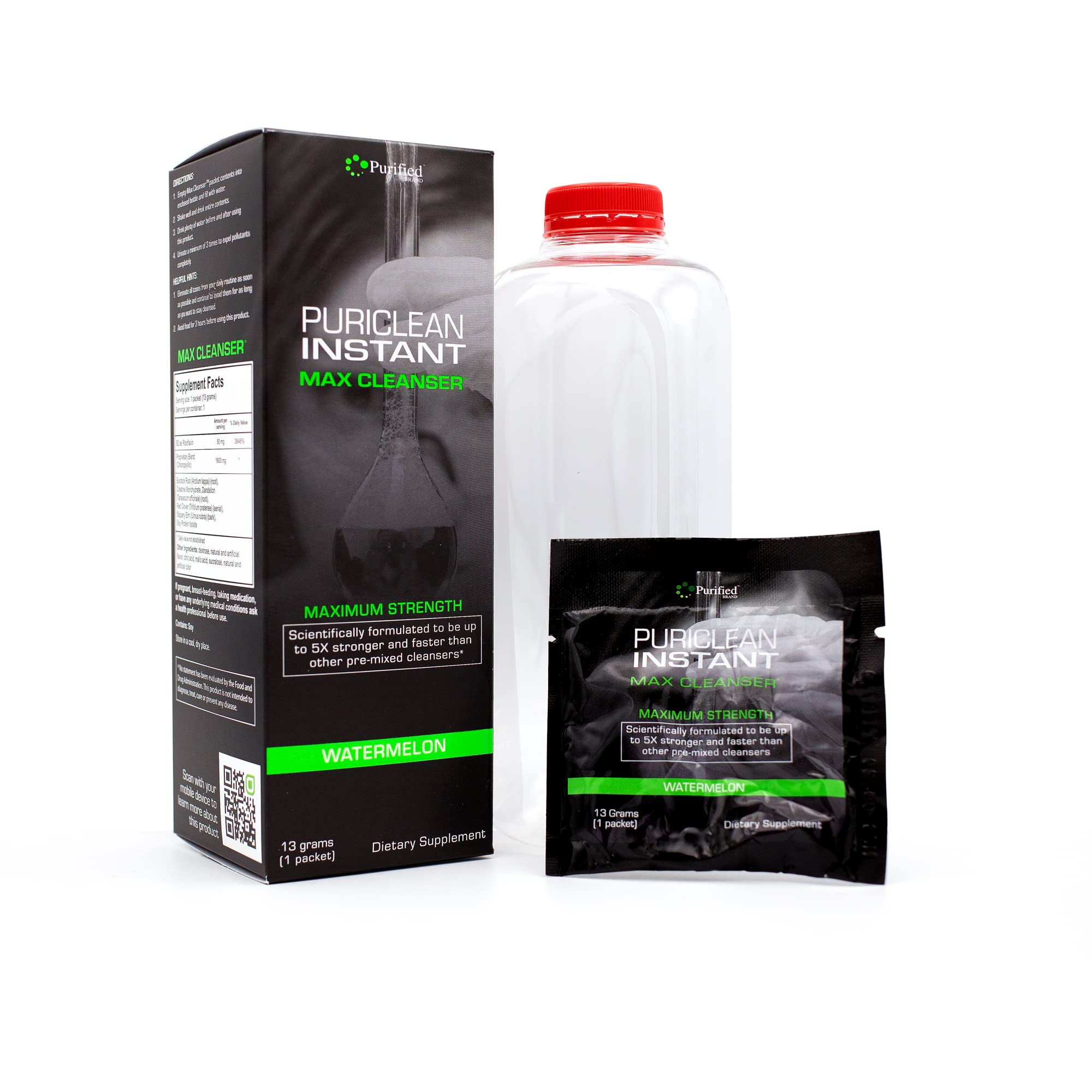 Graphic showing 5x stronger detox potency