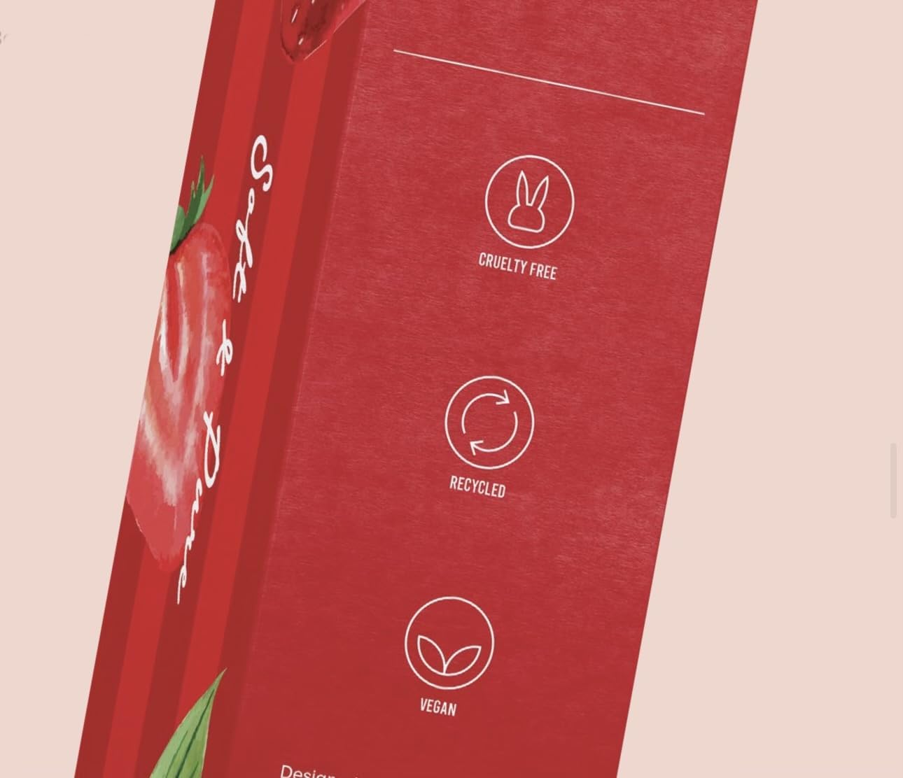 Eco-friendly packaging made from recycled plastic bottles for PURIFLOSS