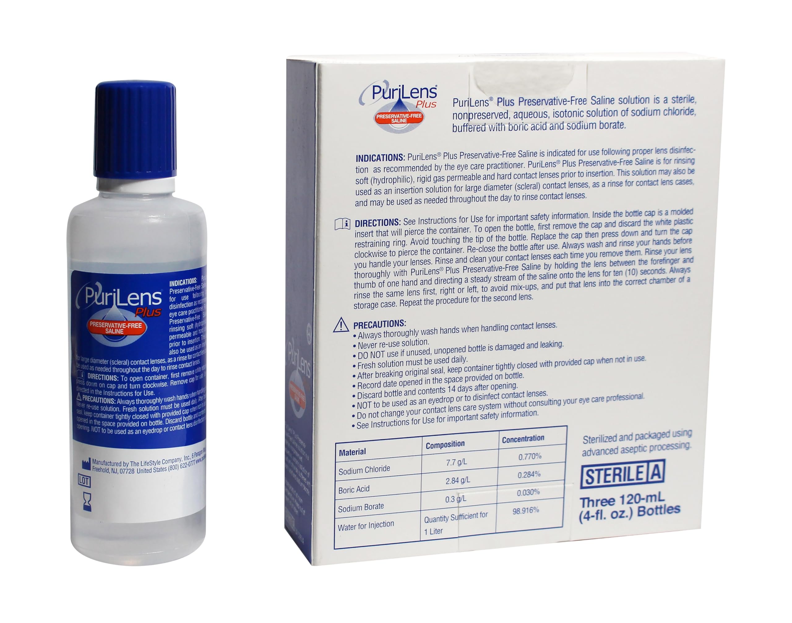 Purilens Plus insertion solution for scleral lenses