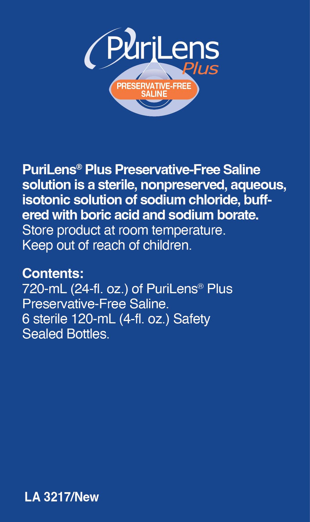 Purilens Plus preservative-free saline bottle 120ml – image 4