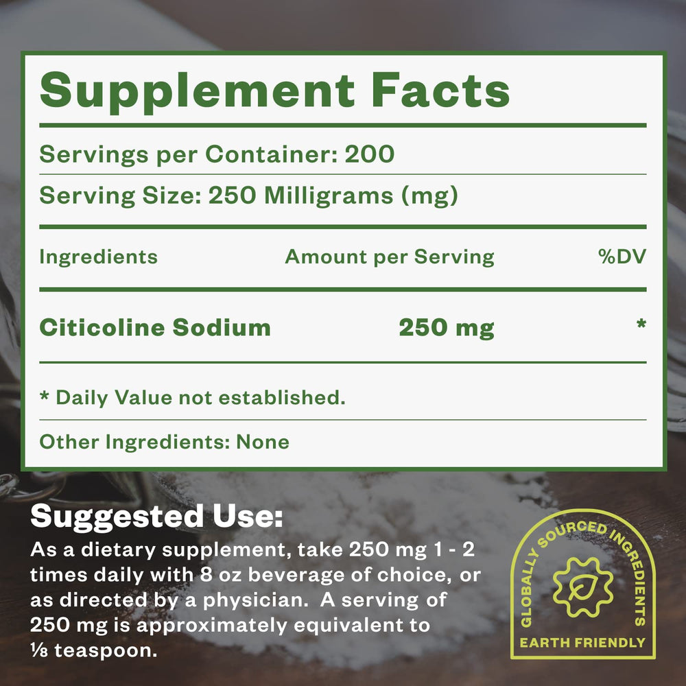 CDP Choline powder supporting cognitive function