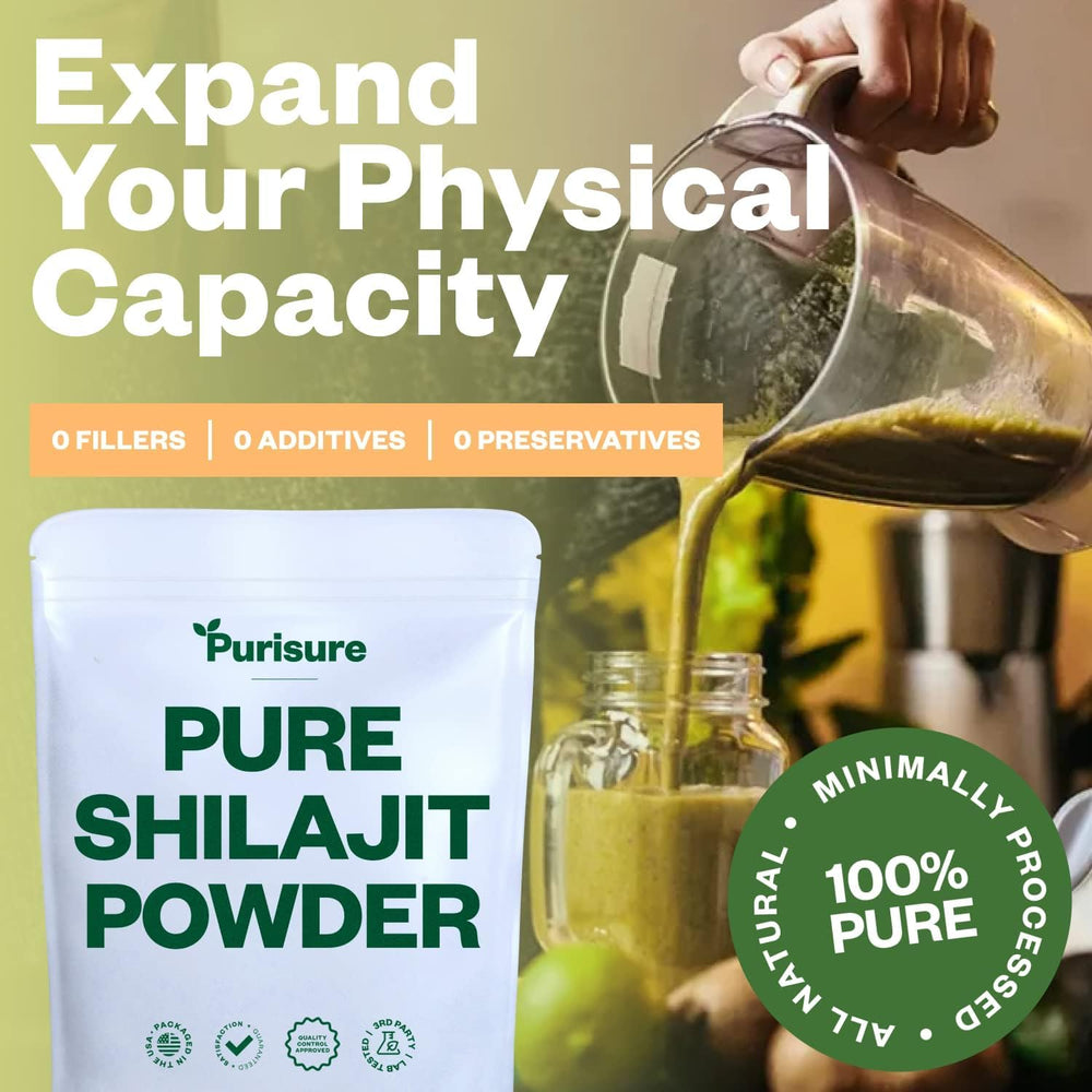 Serving size information for Purisure Shilajit Powder