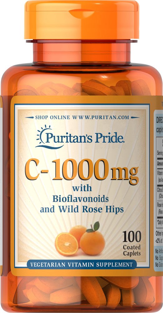 Puritan's Pride Vitamin C 1000 mg bottle - 100 count