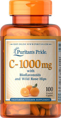 Puritan's Pride Vitamin C 1000 mg bottle - 100 count