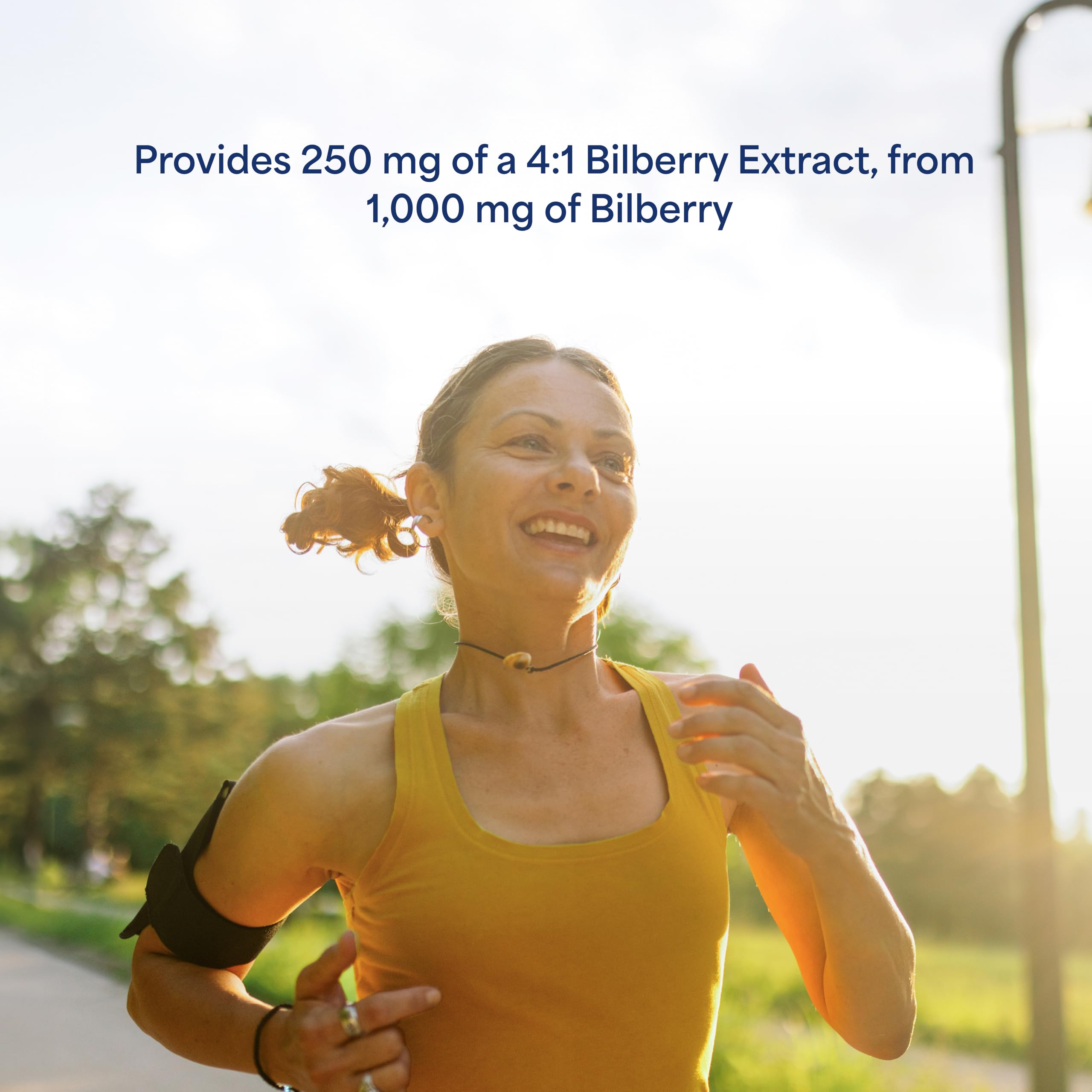 Puritan's Pride Bilberry product label and ingredients