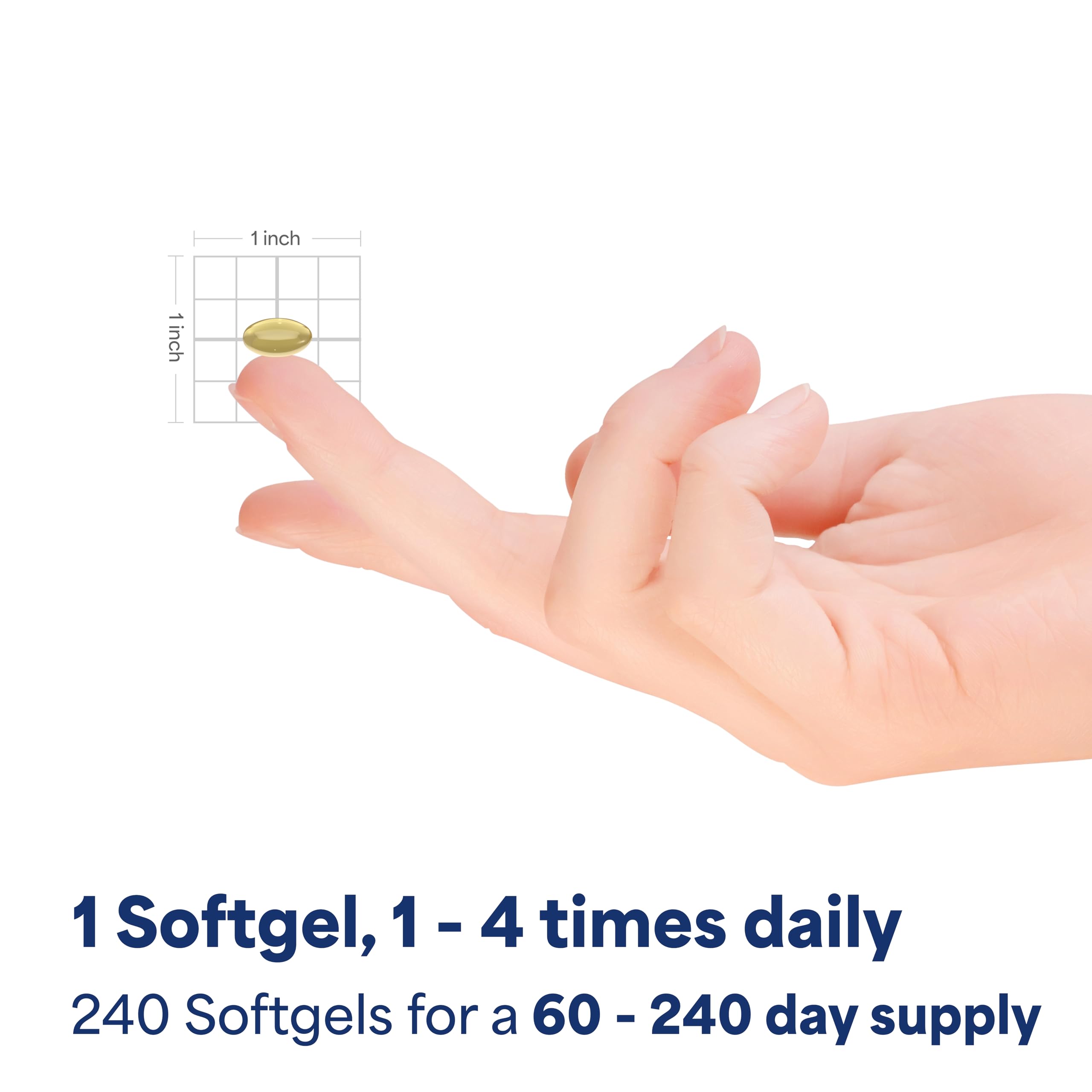 Softgels close-up showing texture