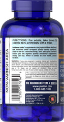 Joint health supplement display with product packaging