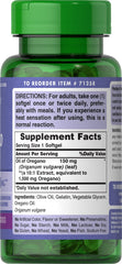 Front label showing 150 mg per softgel and 180 softgels
