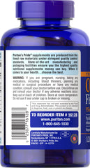 Nutrition facts for Puritan's Pride Omega-3 Fish Oil 1360 mg Softgels
