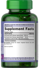 Saw Palmetto extract supplement ingredients panel
