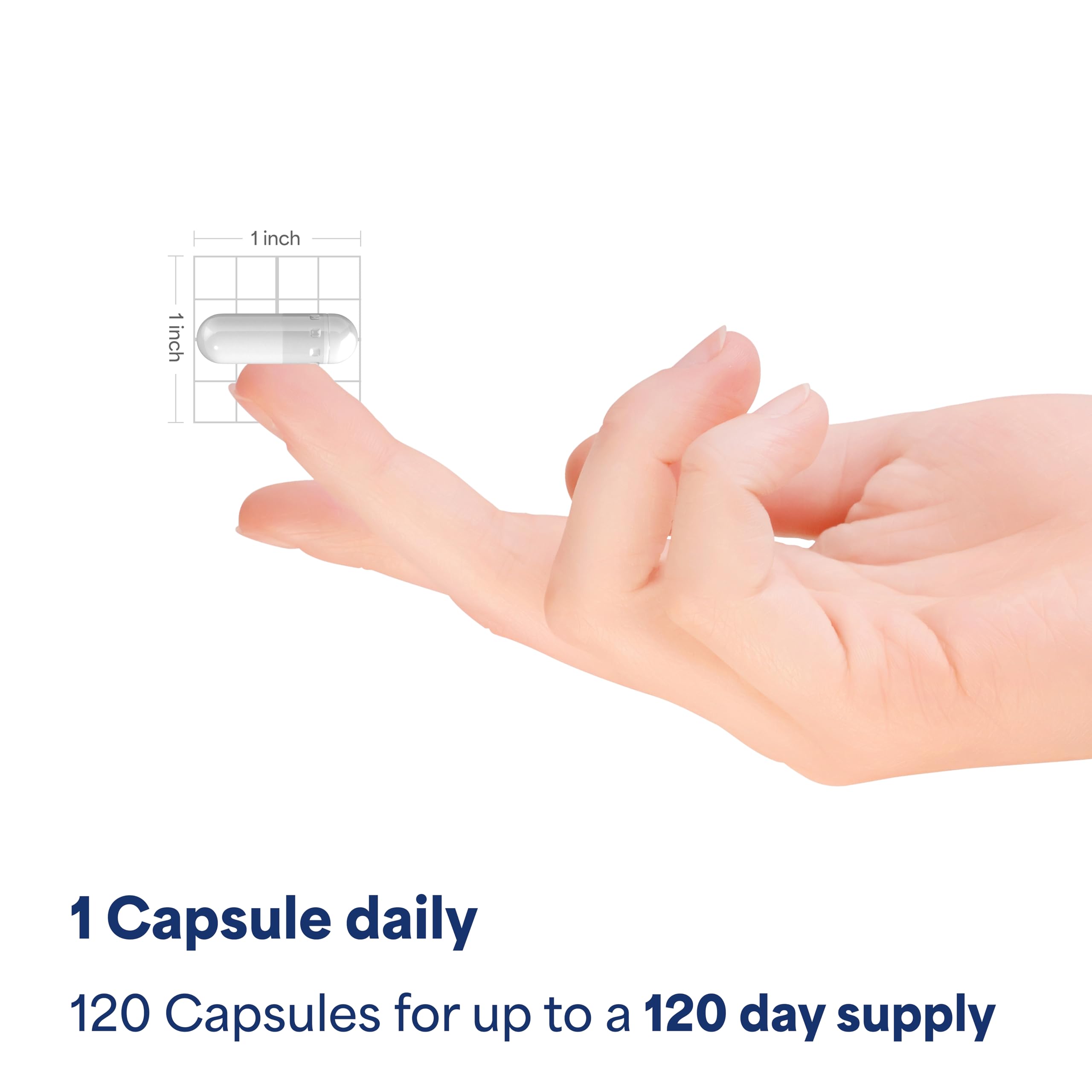 Close-up of magnesium capsules