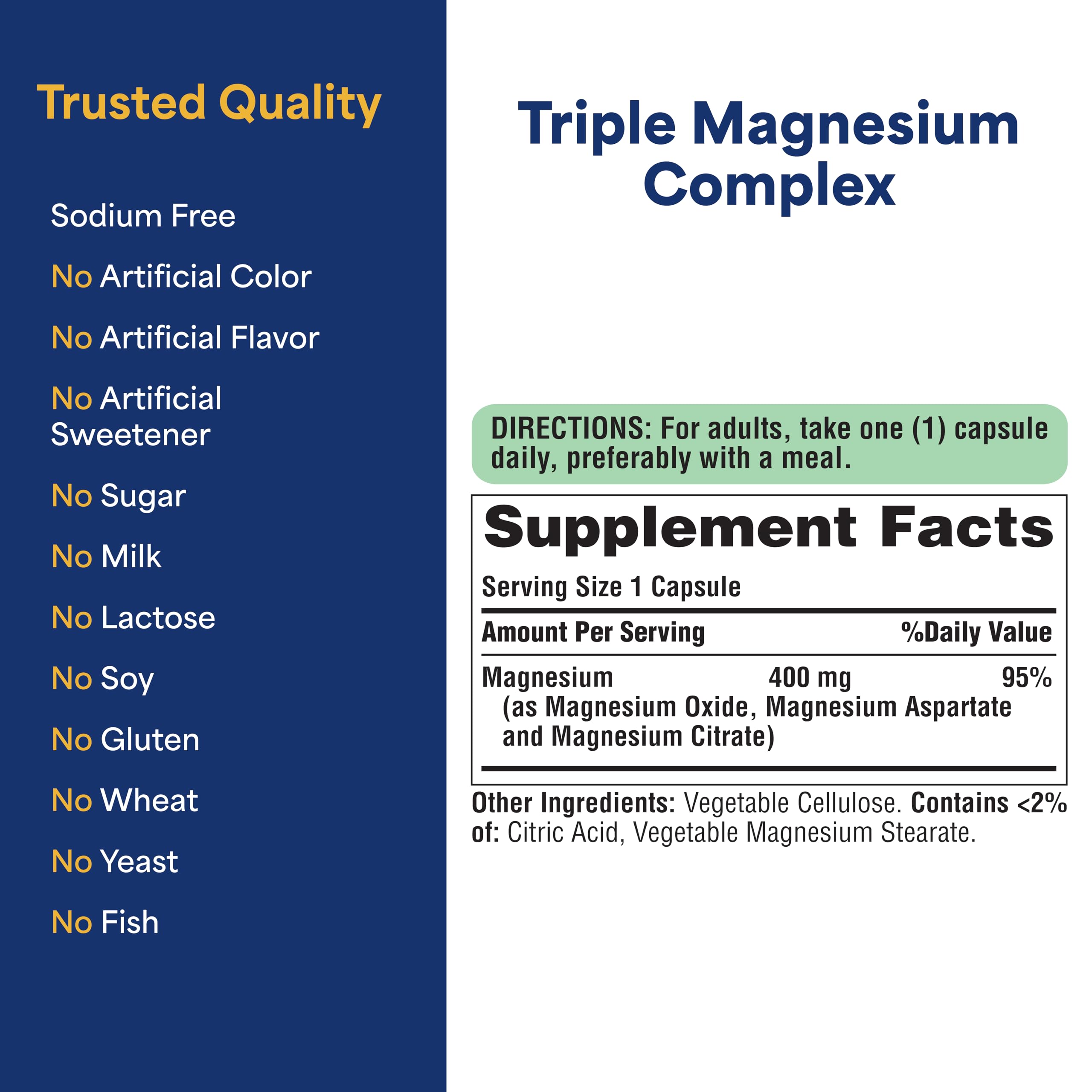 Illustration showing magnesium sources: oxide, aspartate, and citrate