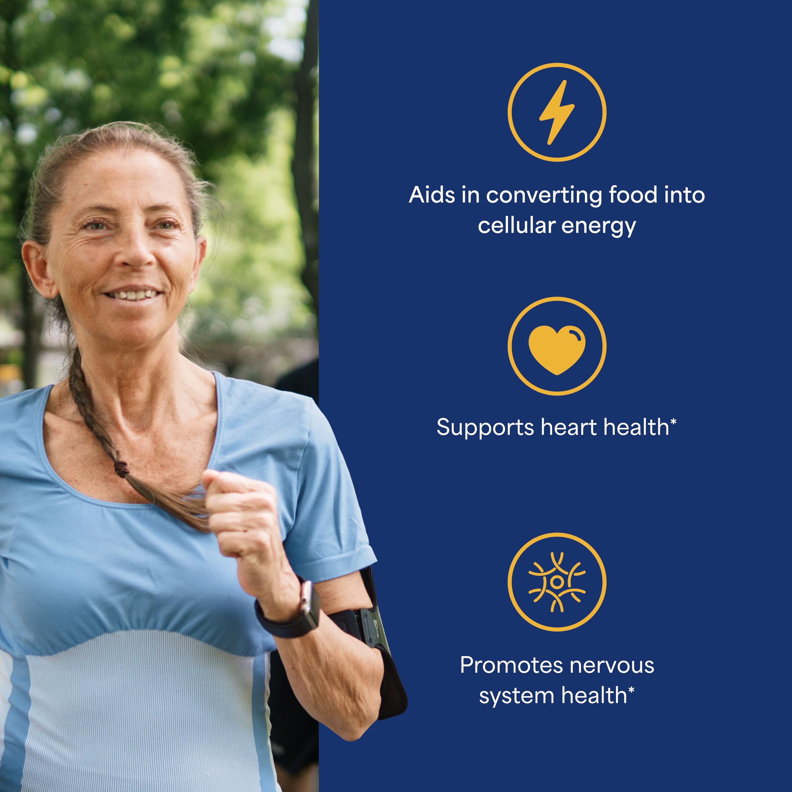 Back panel nutrition facts for Puritan's Pride Vitamin B-12 1000 mcg Timed Release Caplets