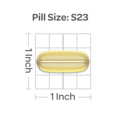 Close-up of rapid-release softgels inside Puritan's Pride bottle