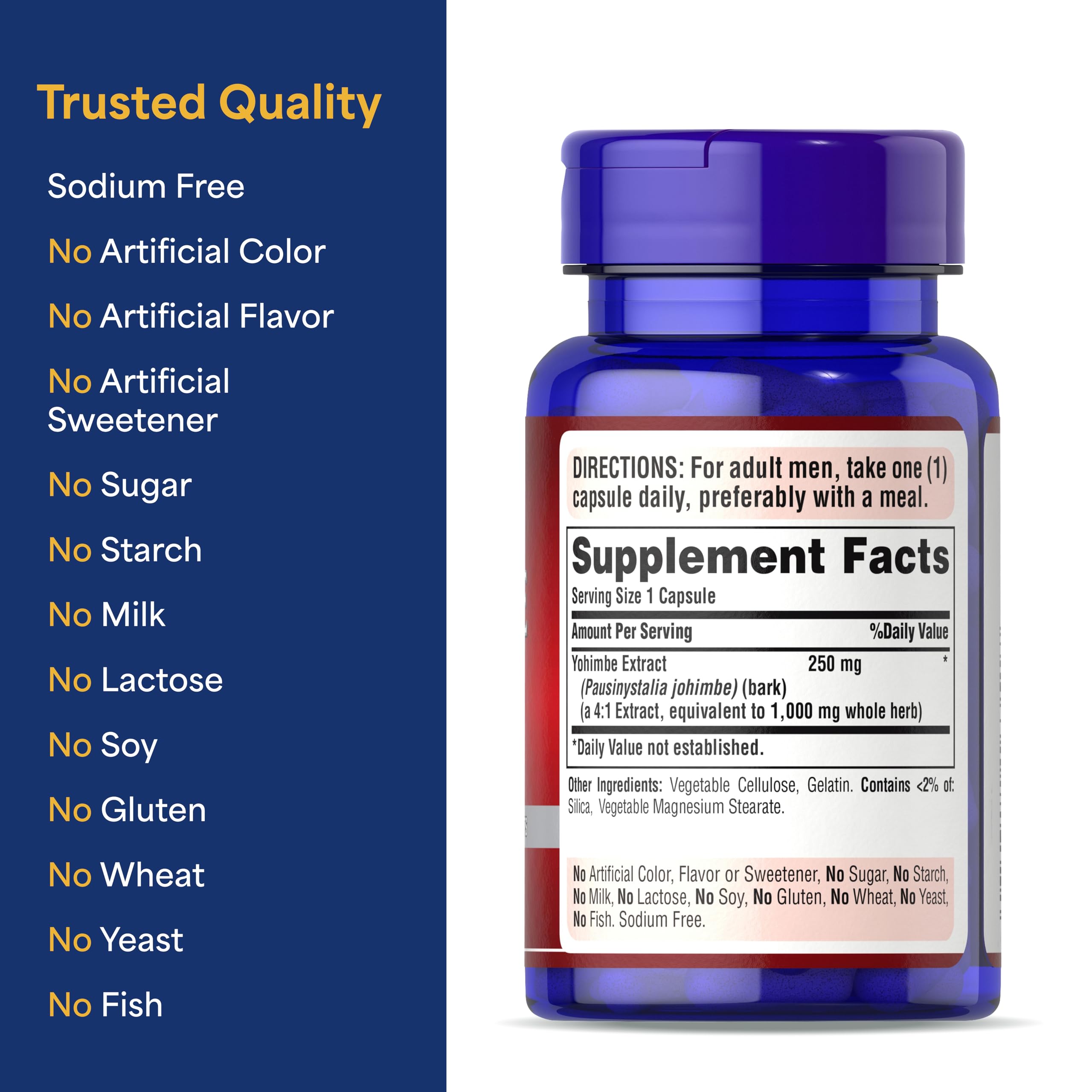 Gluten-free and non-GMO claim on packaging