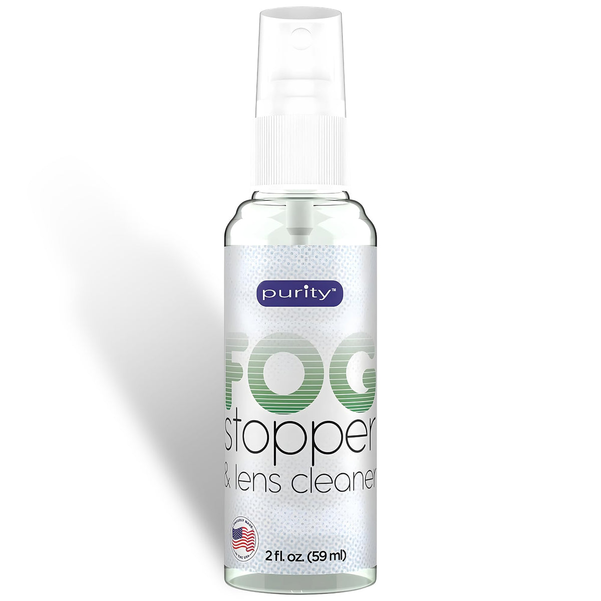 Purity Fog Stopper 2oz bottle - front view